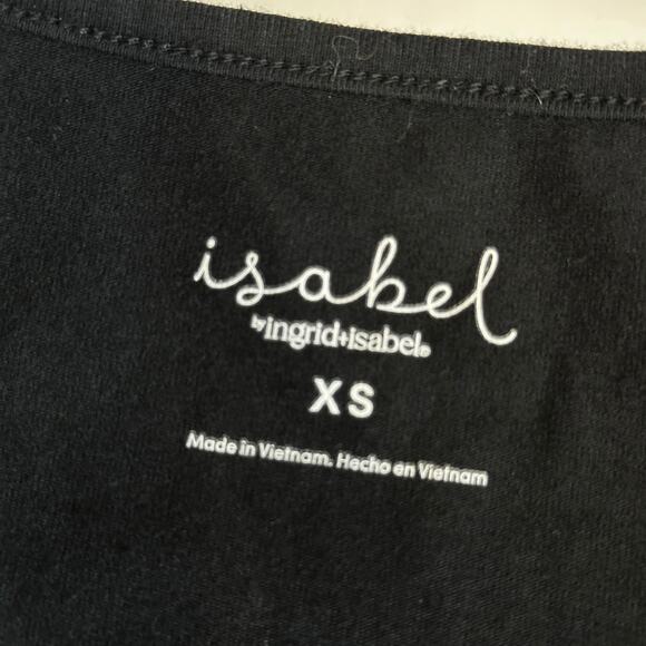 Isabel by Ingrid & Isabel Maternity Dress WMNS XS Black Short Sleeve Stretch - Picture 6 of 8